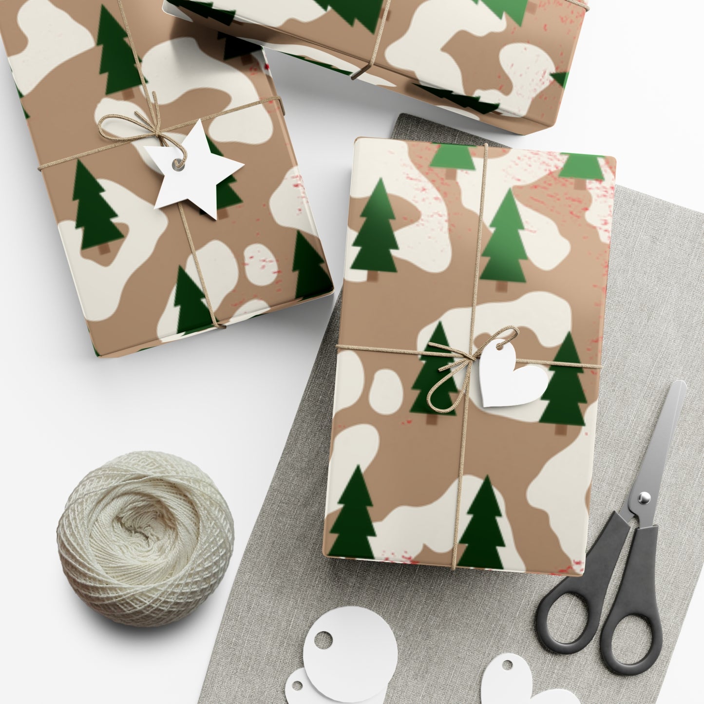 Custom Designed Christmas Gift Wrap Papers