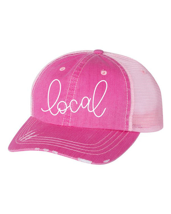 Local Embroidered trucker hat