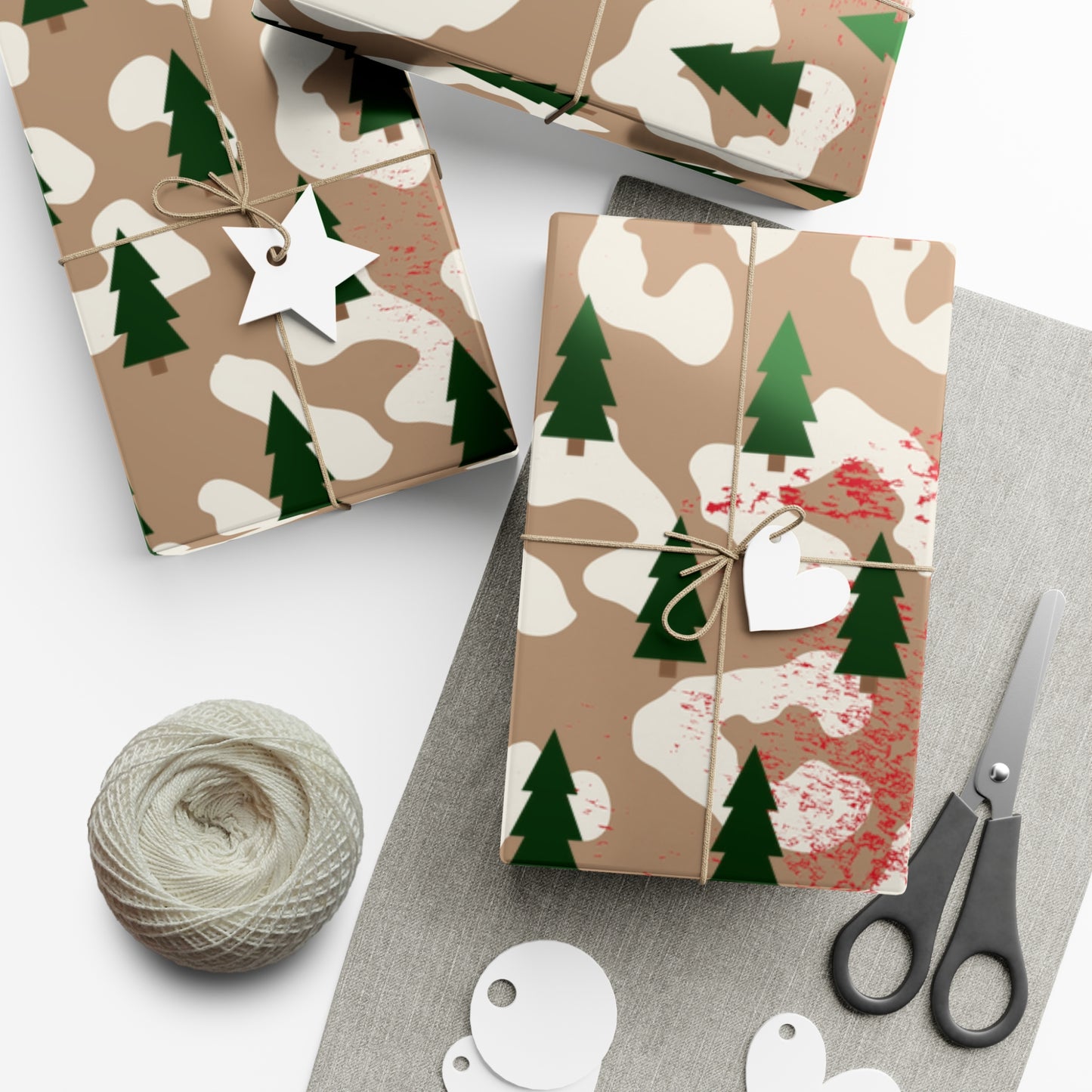 Custom Designed Christmas Gift Wrap Papers