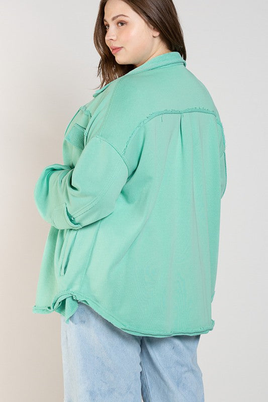 Button Front Closure Jacket