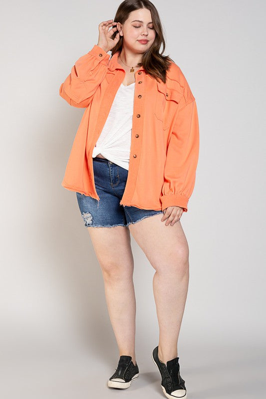 Button Front Closure Jacket