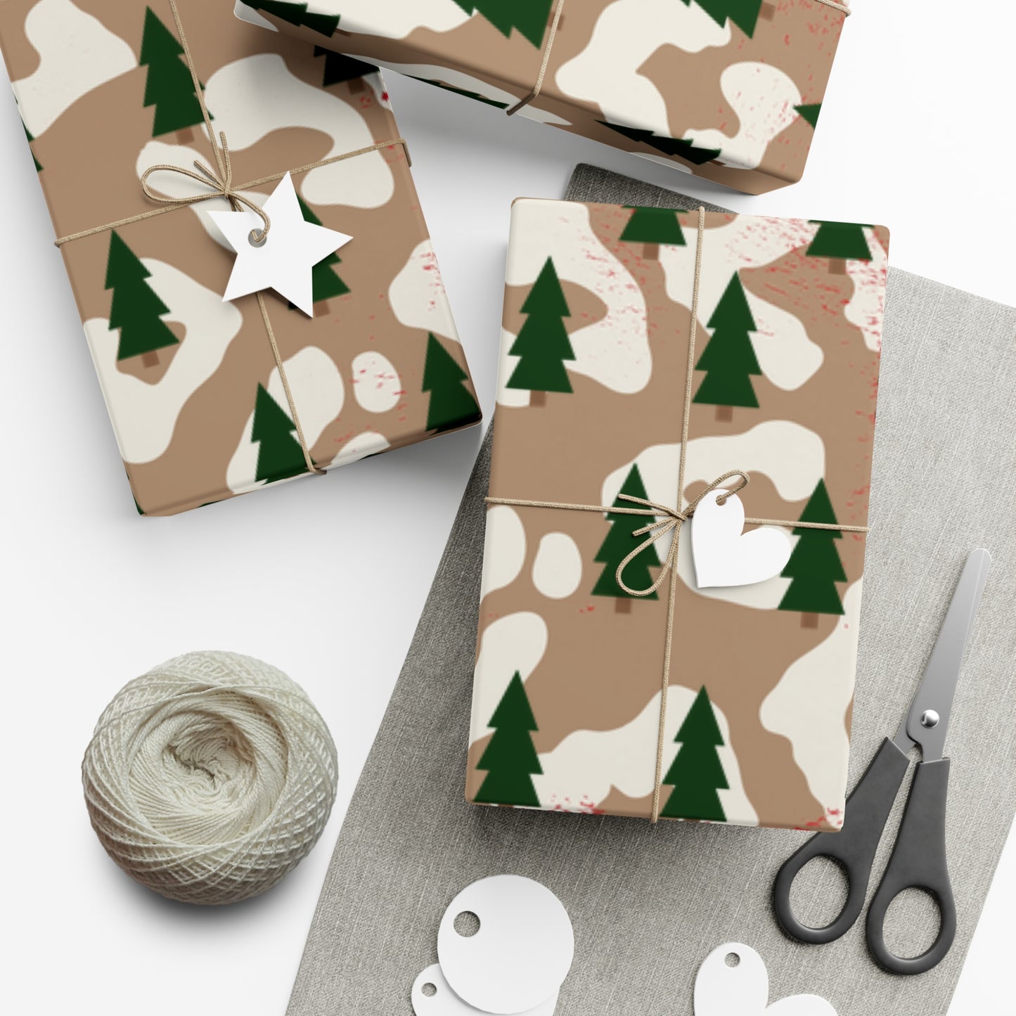 Custom Designed Christmas Gift Wrap Papers