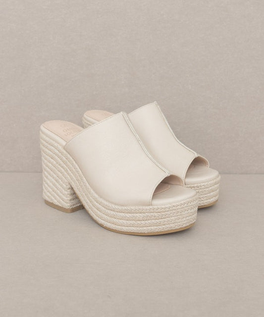 OASIS SOCIETY Melissa - Espadrille Platform Slide