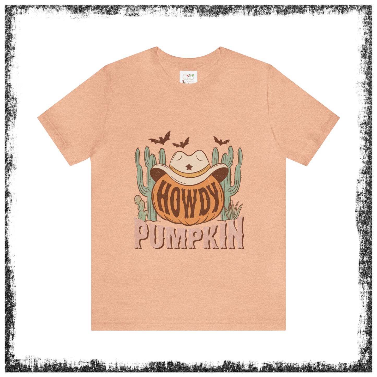 Howdy Pumpkin Fall Bella Canvas Unisex Jersey Short Sleeve Tee