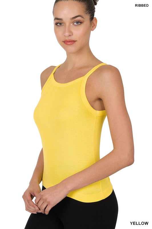 RIBBED SOFT RAYON CAMI