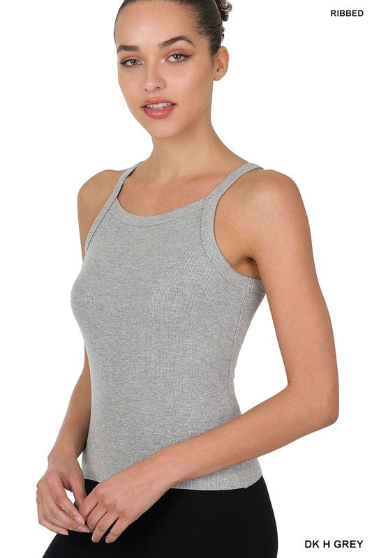 RIBBED SOFT RAYON CAMI