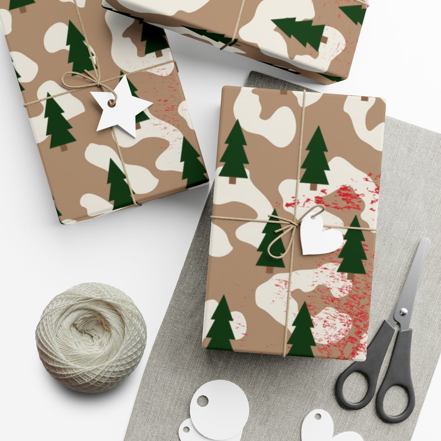 Custom Designed Christmas Gift Wrap Papers