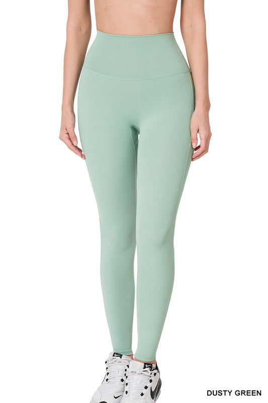 ATHLETIC HIGH WAISTED FULL LENGTH LEGGINGS