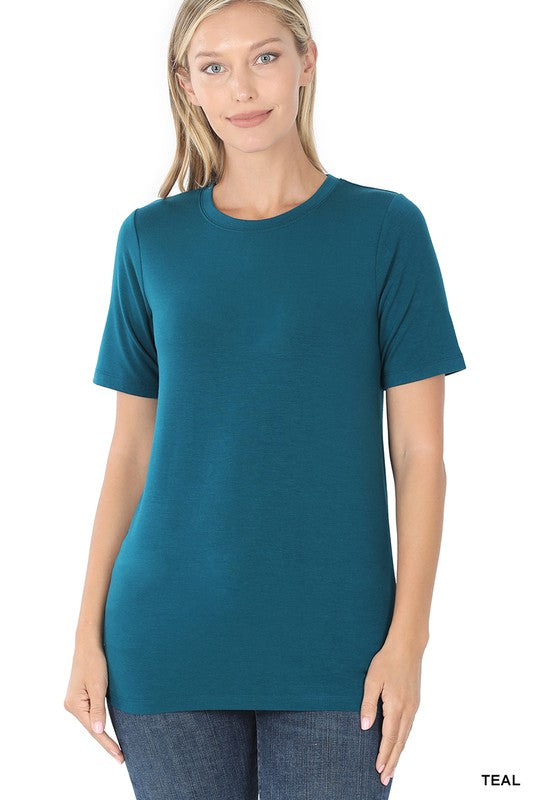 SHORT SLEEVE ROUND NECK TEE