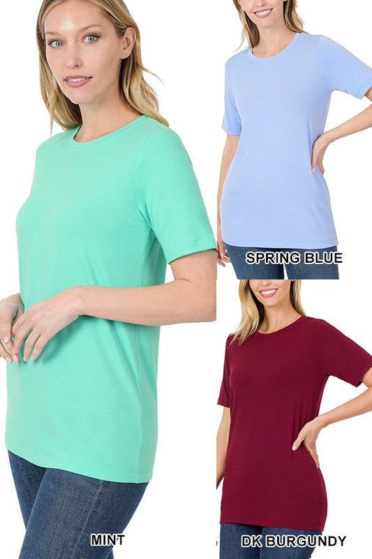 SHORT SLEEVE ROUND NECK TEE