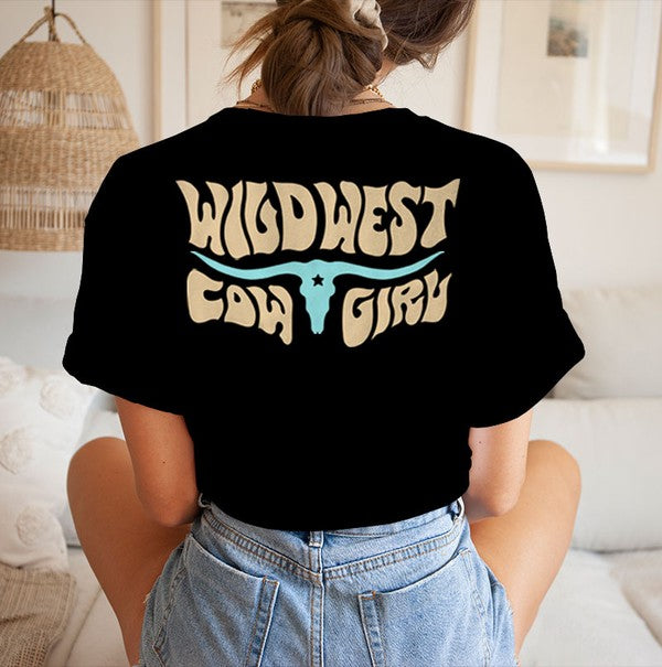 Wild West Cowgirl Graphic Top