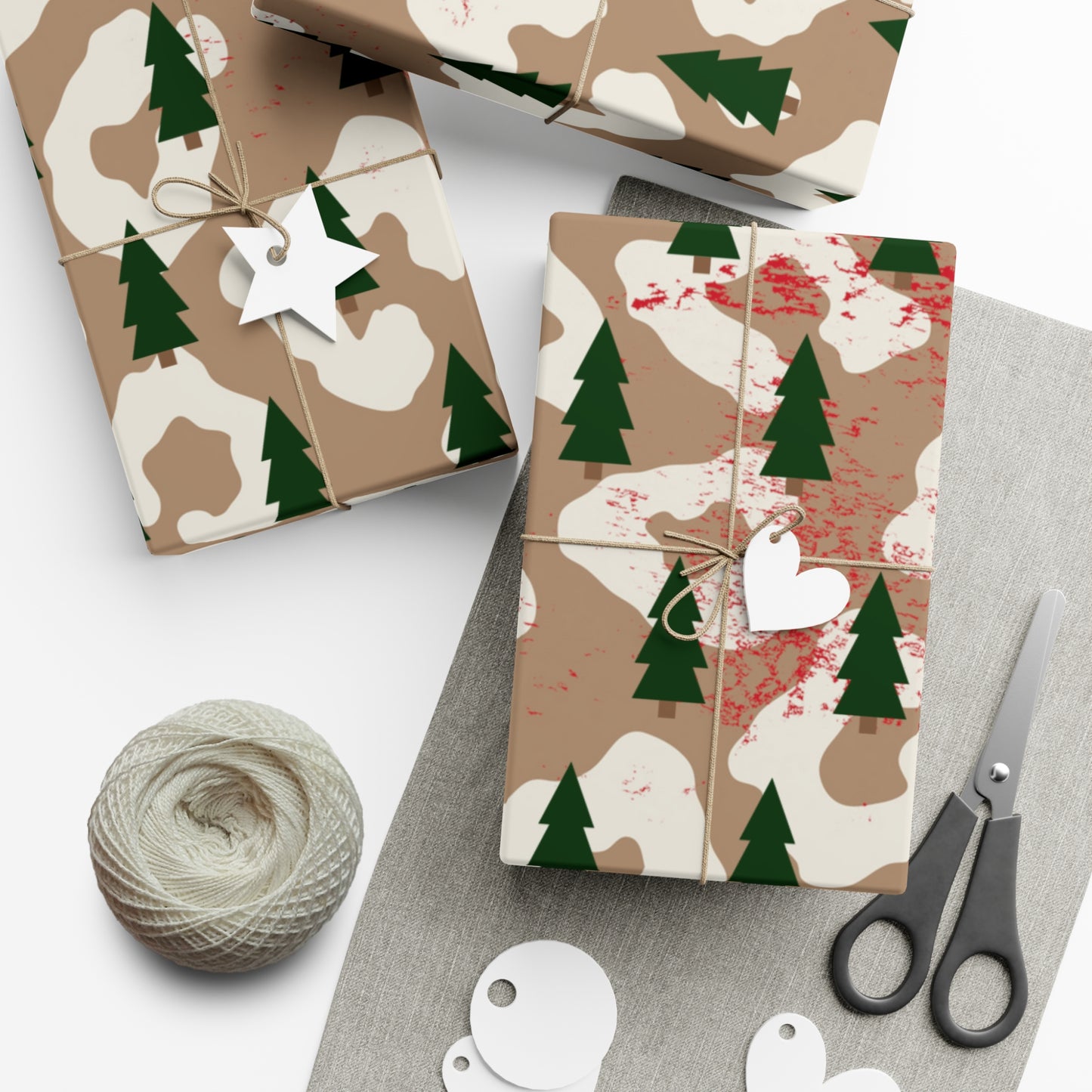 Custom Designed Christmas Gift Wrap Papers