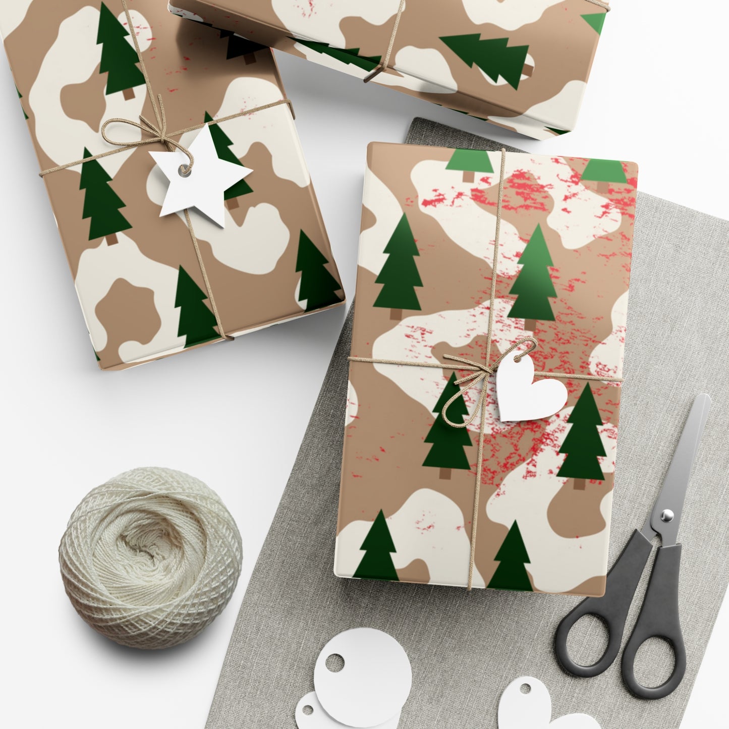 Custom Designed Christmas Gift Wrap Papers