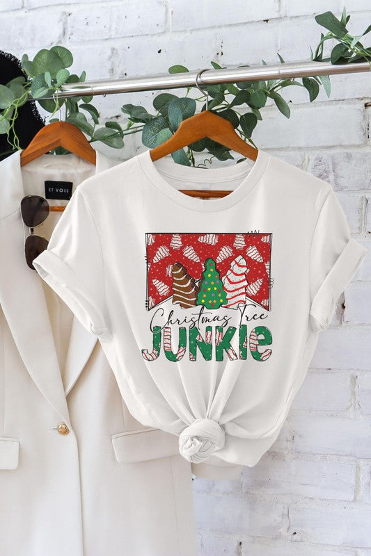 Christmas Tree Junkie Graphic Tee