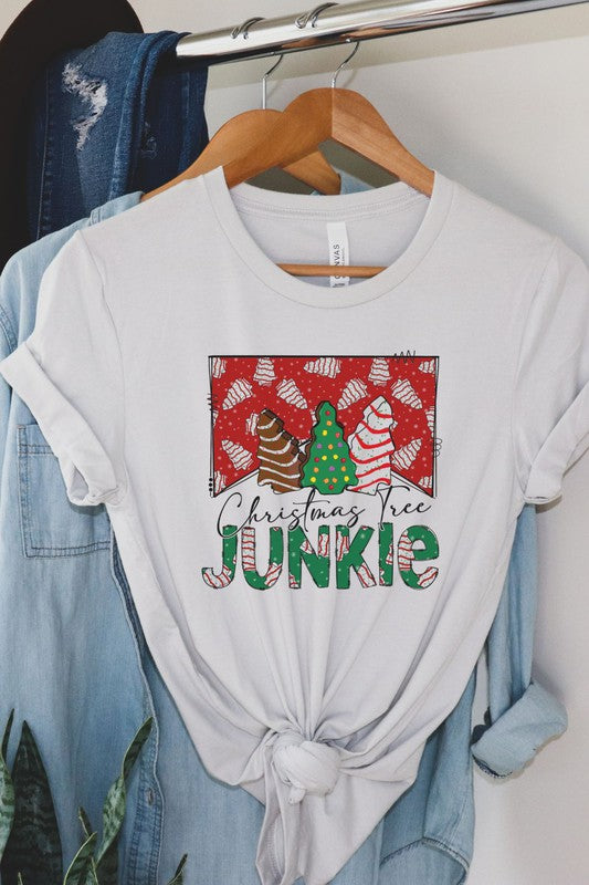 Christmas Tree Junkie Graphic Tee