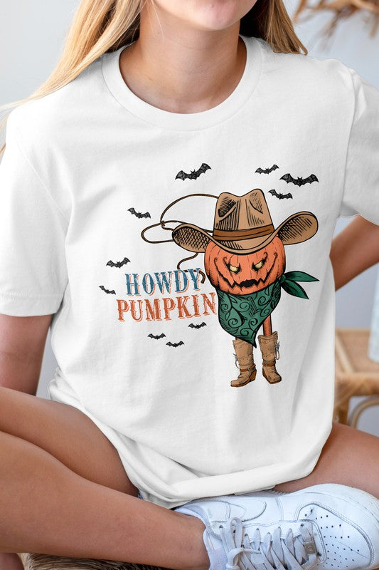 Howdy Pumpkin Cowboy Graphic Tee