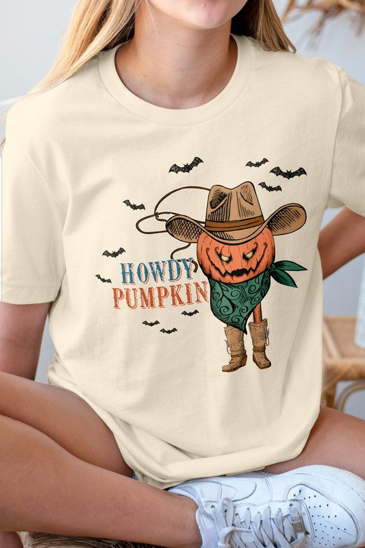 Howdy Pumpkin Cowboy Graphic Tee