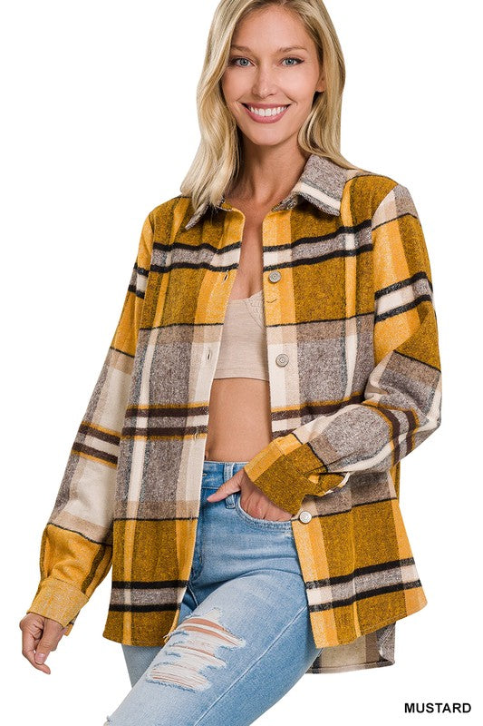 Yarn Dyed Plaid Shacket