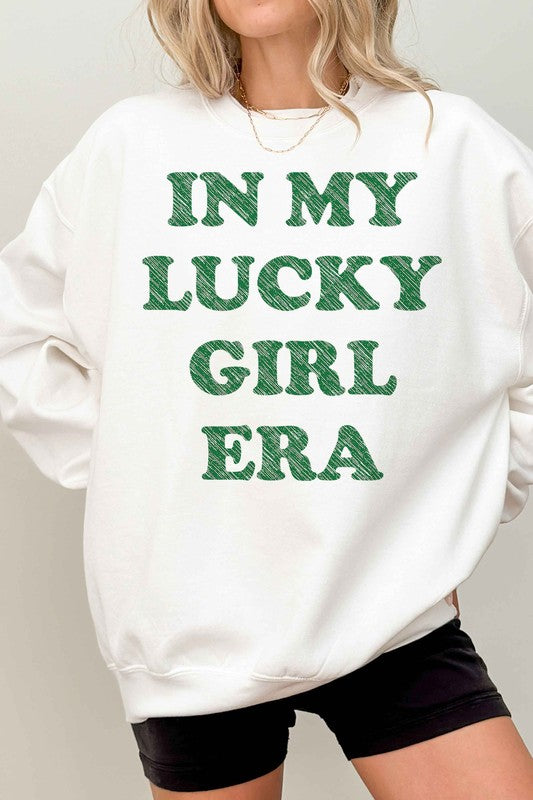 IN MY LUCKY GIRL ERA PATRICK OVERSIZED SWEATSHIRT