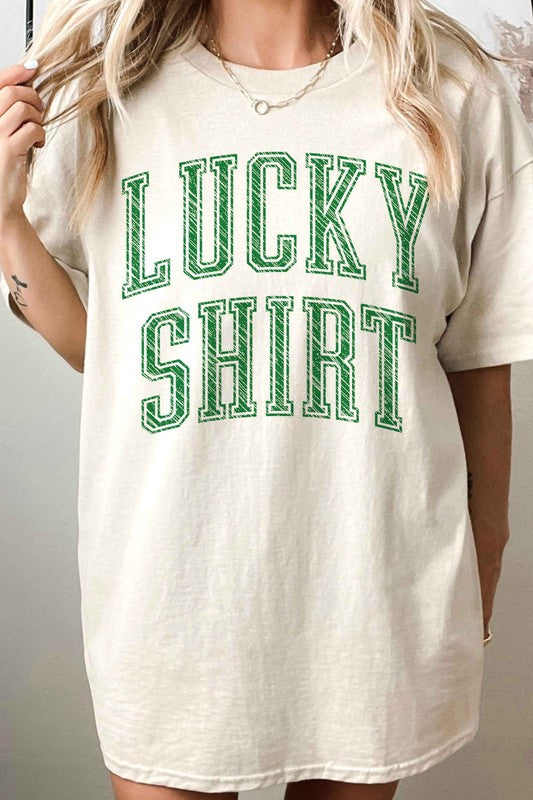 LUCKY SHIRT ST PATRICKS OVERSIZED TEE