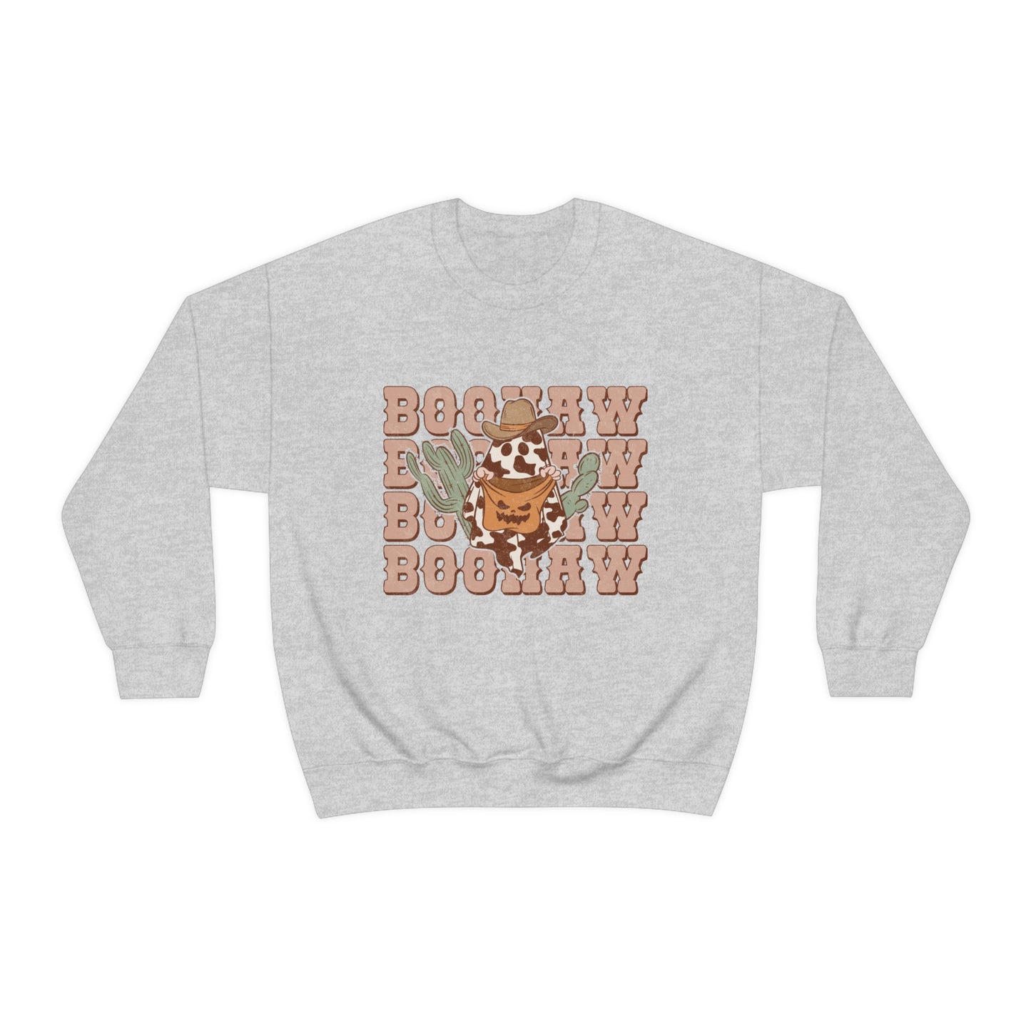 BooHaw Western Ghost Unisex Heavy Blend™ Crewneck Sweatshirt