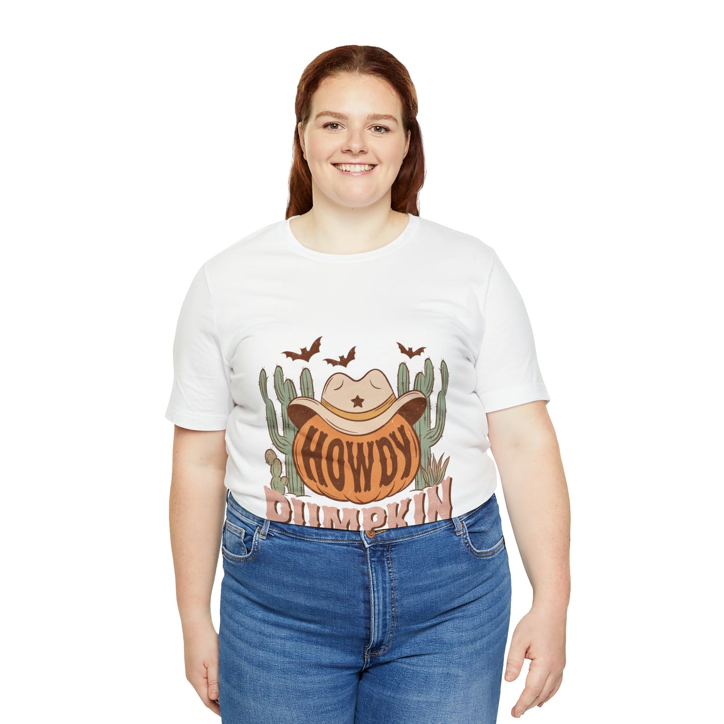 Howdy Pumpkin Fall Bella Canvas Unisex Jersey Short Sleeve Tee