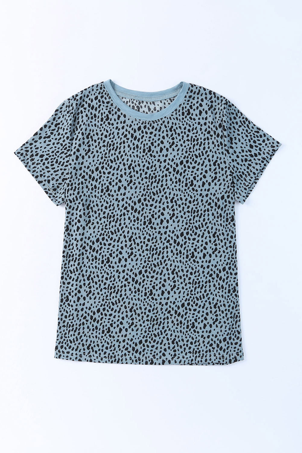 Apricot Animal Spots Printed Plus Size Long Sleeve Top