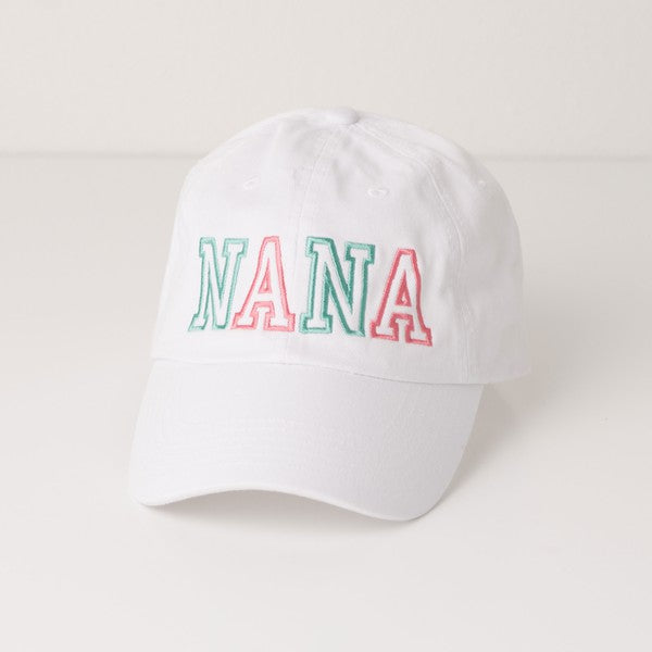 Nana Bold Colorful Embroidered Hat