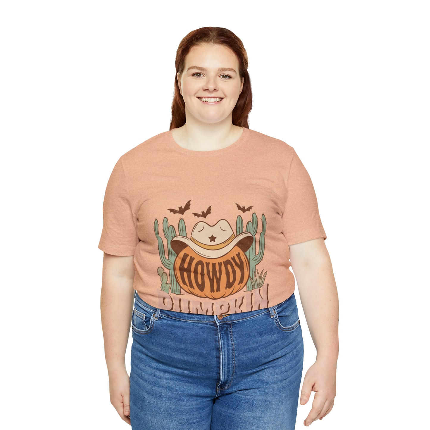 Howdy Pumpkin Fall Bella Canvas Unisex Jersey Short Sleeve Tee