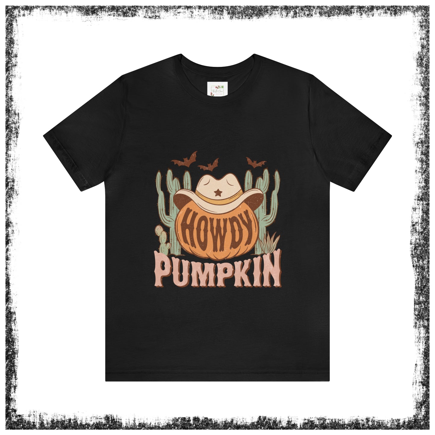 Howdy Pumpkin Fall Bella Canvas Unisex Jersey Short Sleeve Tee