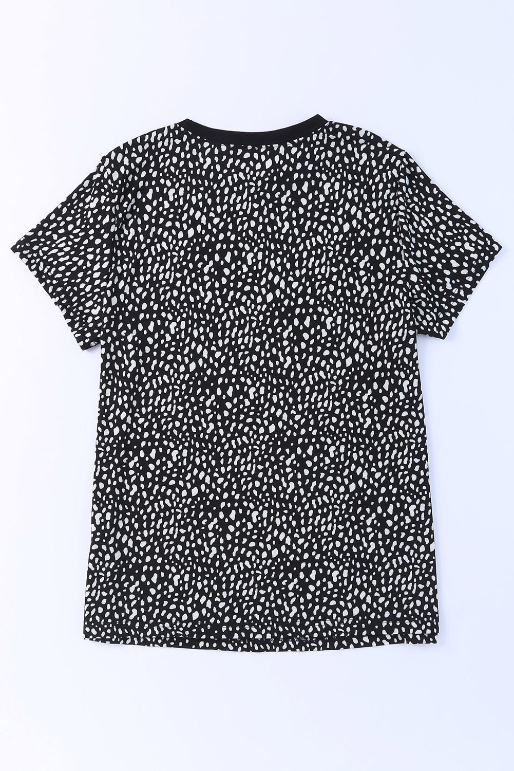 Apricot Animal Spots Printed Plus Size Long Sleeve Top