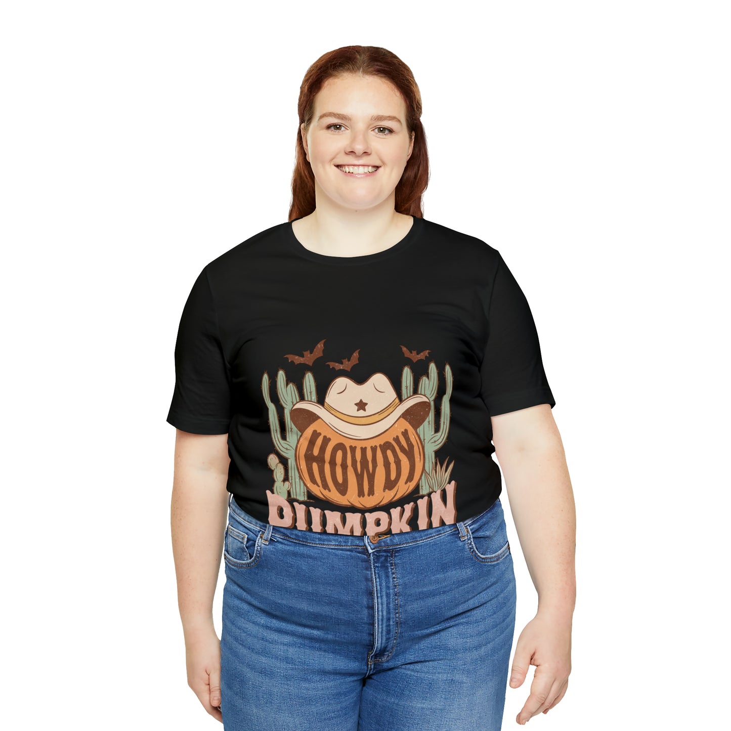 Howdy Pumpkin Fall Bella Canvas Unisex Jersey Short Sleeve Tee