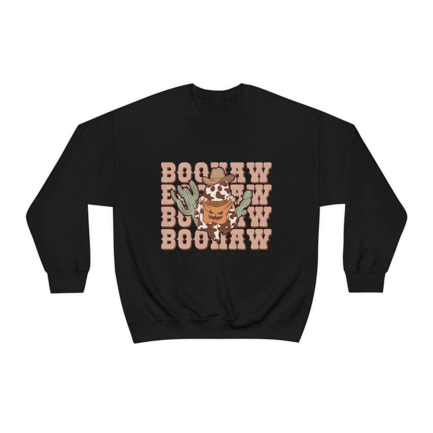 BooHaw Western Ghost Unisex Heavy Blend™ Crewneck Sweatshirt