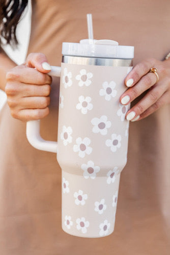 Cute Printed Double Wall Tumbler