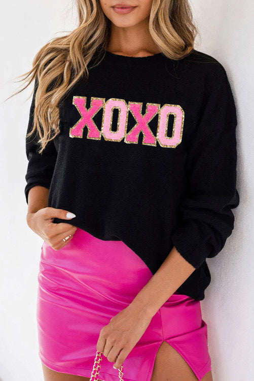 XOXO Black sweater