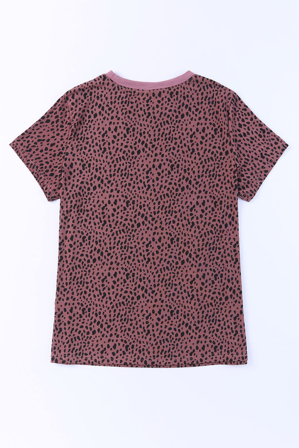 Apricot Animal Spots Printed Plus Size Long Sleeve Top