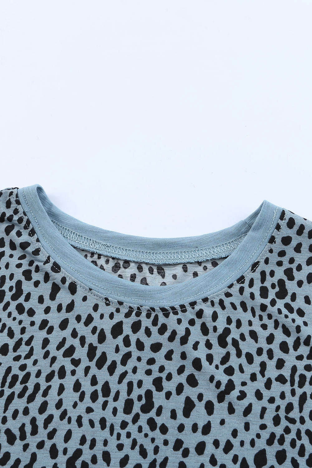 Apricot Animal Spots Printed Plus Size Long Sleeve Top