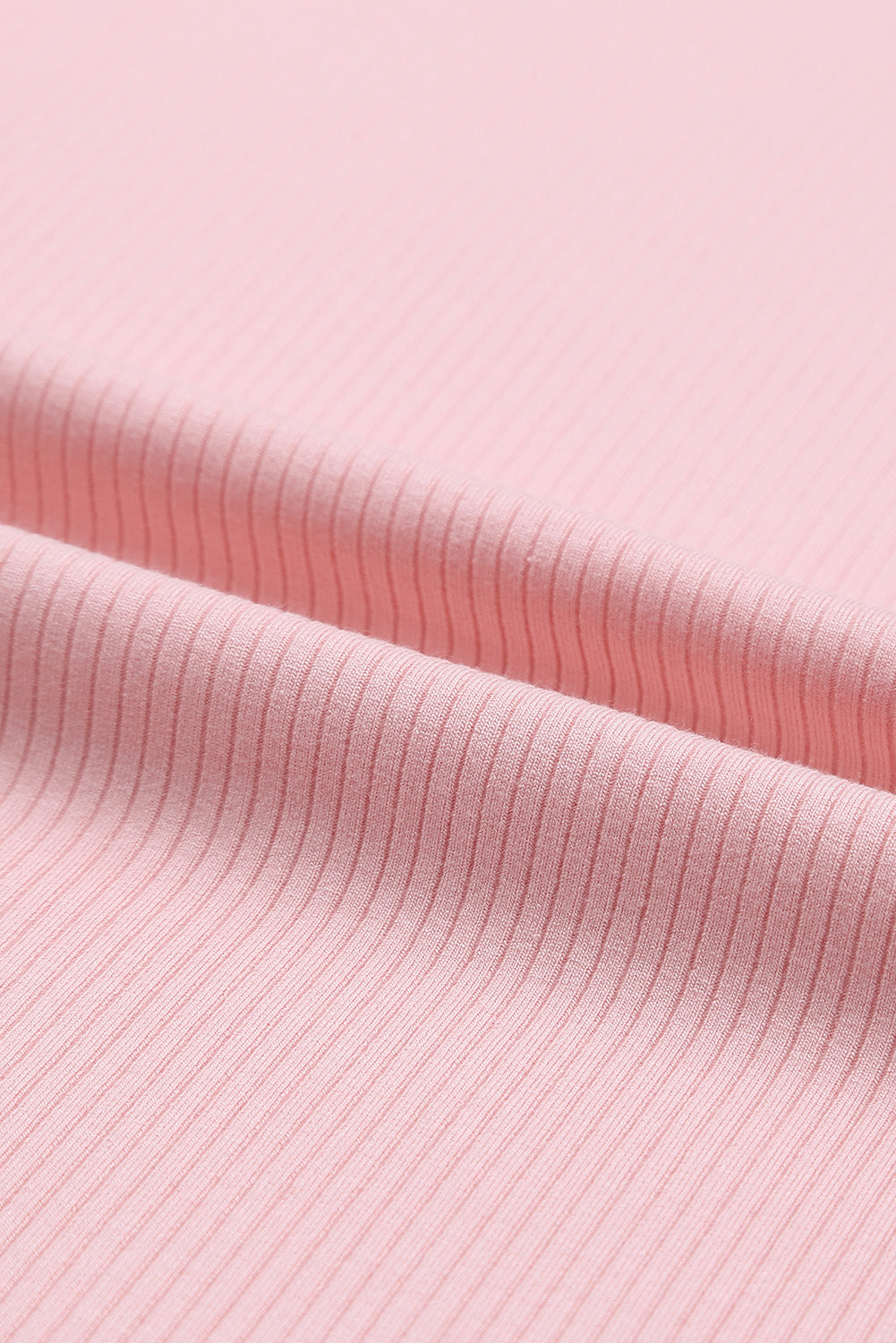 Beige Dotty Mesh Ruffle Sleeve Ribbed Knit Top