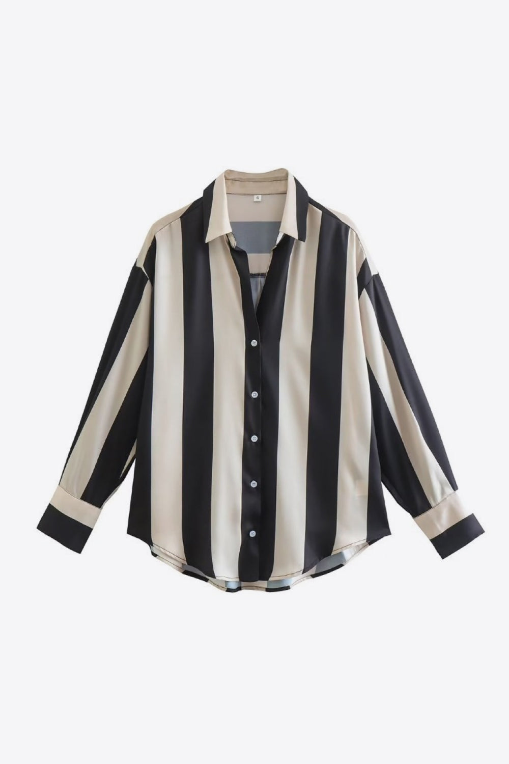 Striped Dropped Shoulder Shirt