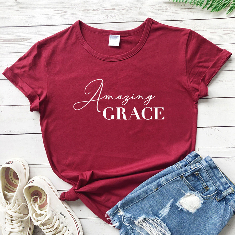 Amazing GRACE Graphic Women's Short Sleeve