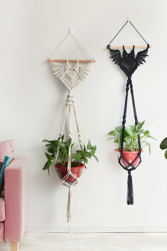 39.4" Bat Macrame Wall Plant Hanger