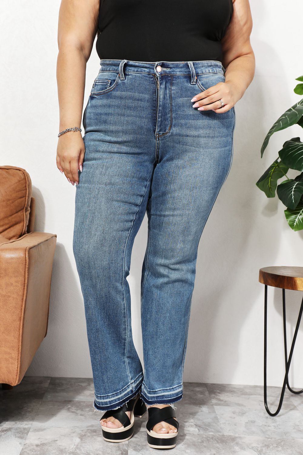 Judy Blue More to Love Full Size High Waist Jeans with Pockets