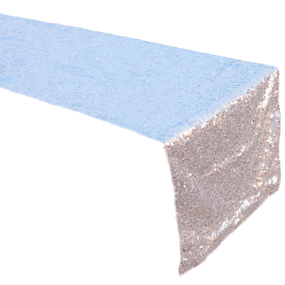 Wedding birthday party sequined table runner