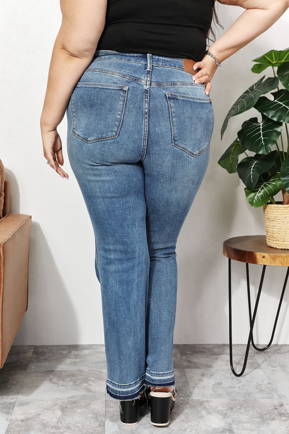 Judy Blue More to Love Full Size High Waist Jeans with Pockets