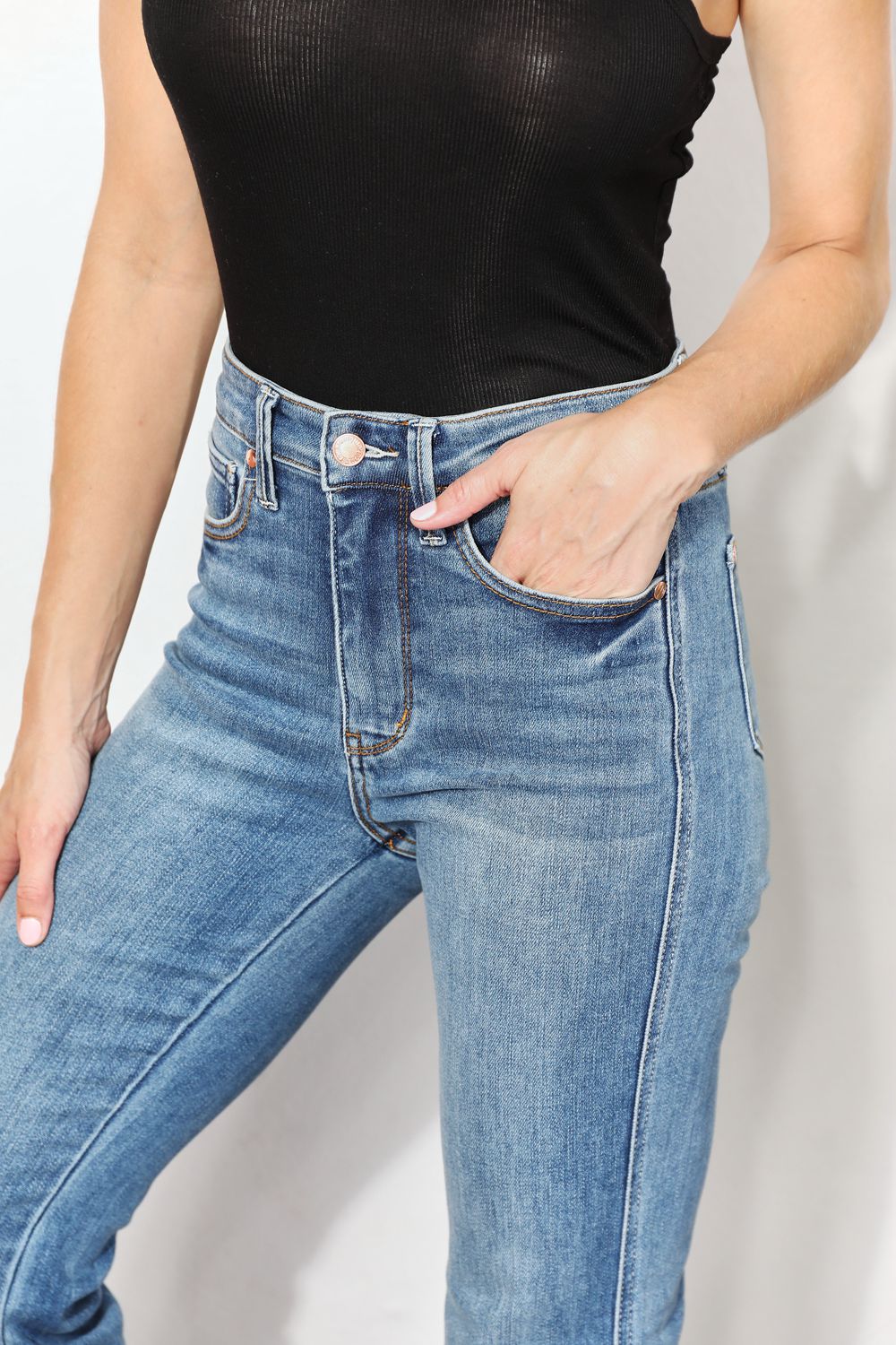 Judy Blue More to Love Full Size High Waist Jeans with Pockets