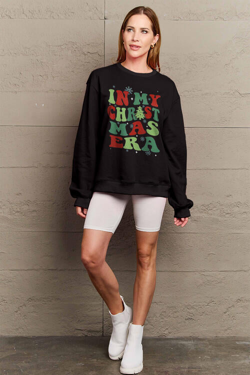 Simply Love Full Size IN MY CHRISTMAS ERA Long Sleeve Sweatshirt